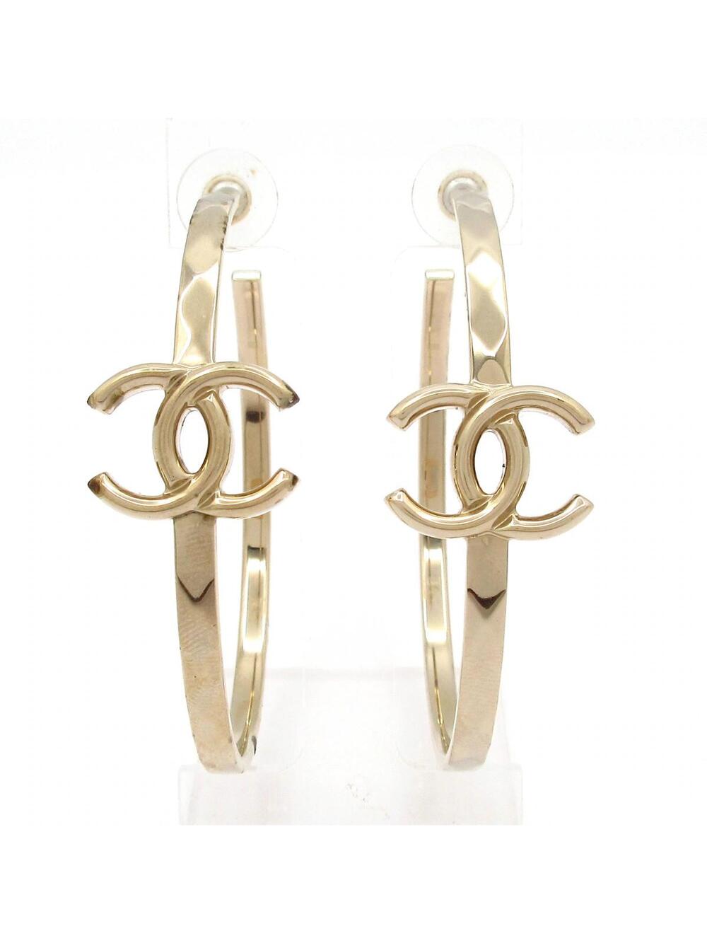 Chanel Gold Hardware Earrings #351574C13B